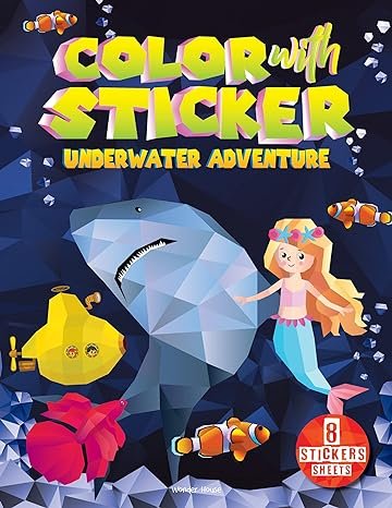 Color With Sticker Underwater Adventure