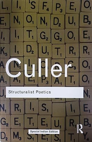Structuralist Poetics