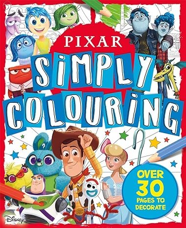 Pixar Simply Colouring