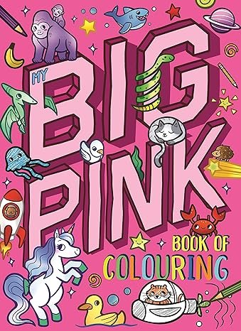 My Big Pink Book Colouring