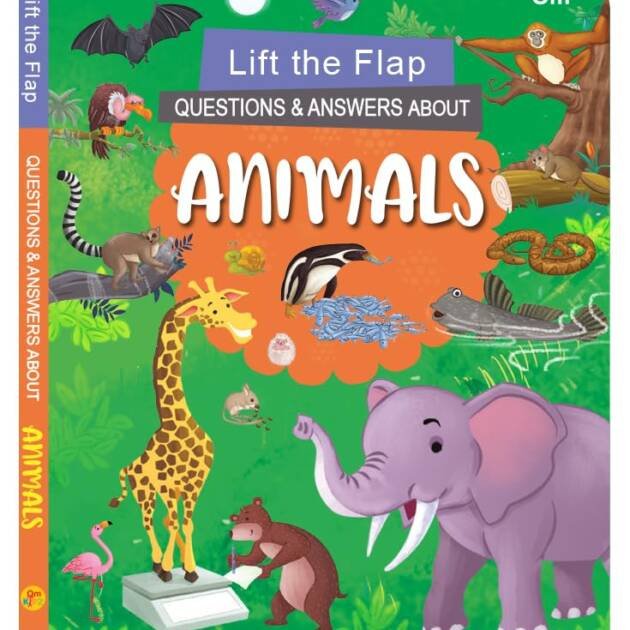 Lift The Flap Question & Answer About Animals Board Book
