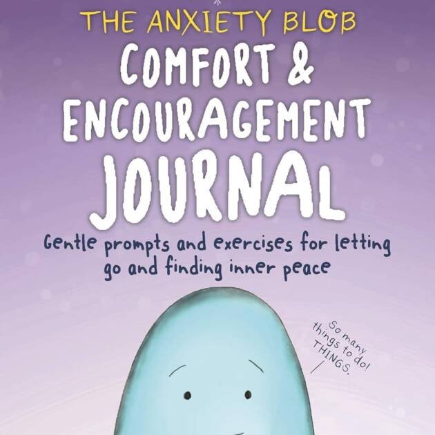 Sweatpants & Coffee Anxiety Blob Comfort And Encouragement Journal