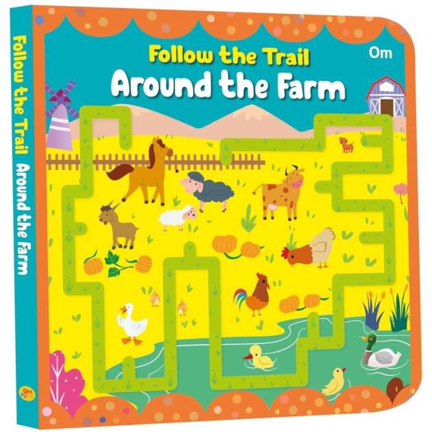 Follow The Trail Around The Farm Board Book