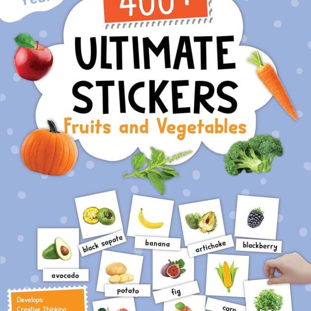 400 Ultimate Stickers Fruits And Vegetables