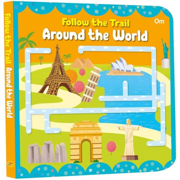 Follow The Trail Around The World Board Book