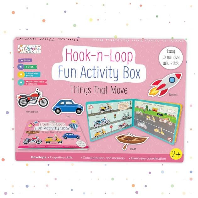 Hook N Loop Fun Activity Box  Things That Move