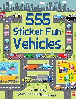 555 Sticker Fun Vehicles