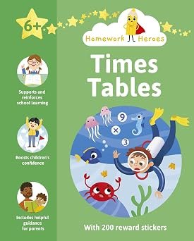 Homework Heroes Times Tables With 200 Reward Stickers