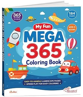 My Fun Mega 365 Colouring Book