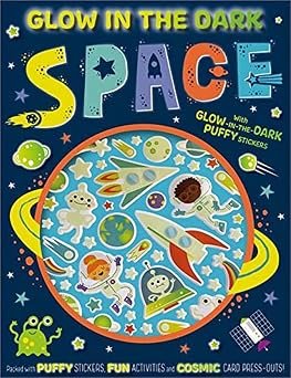 Glow In The Dark Puffy Stickers Space