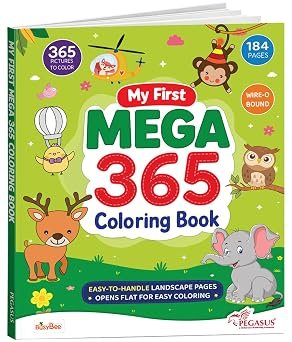 My First Mega 365 Colouring Book