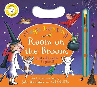 Room On The Broom Magic Painting Just Add Water To Paint (hb)